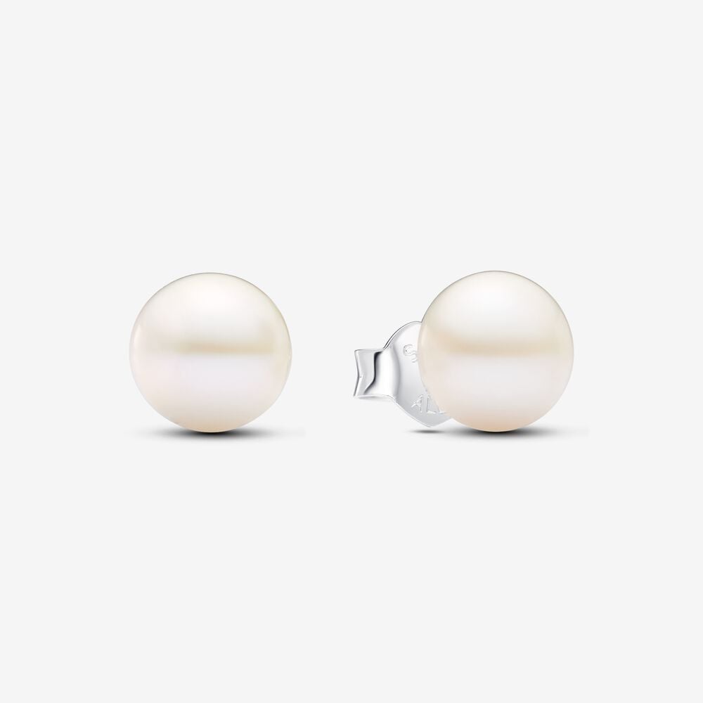 pendientes pandora de botón perla cultivada de agua dulce de 7mm 293169c01